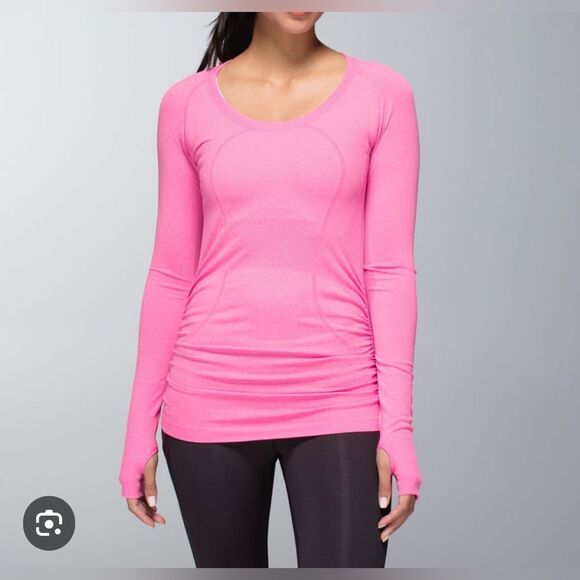 Lululemon Scoop Neck Swiftly Ruched - Picture 1 of 8